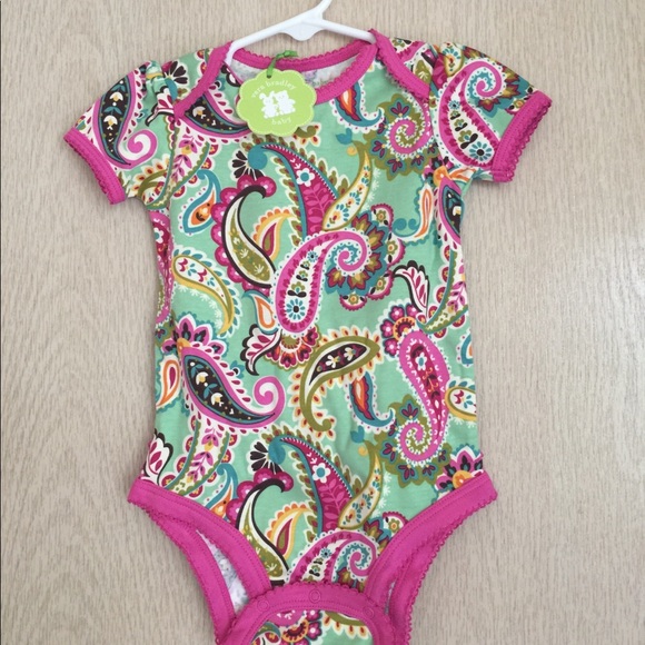 vera bradley baby onesie
